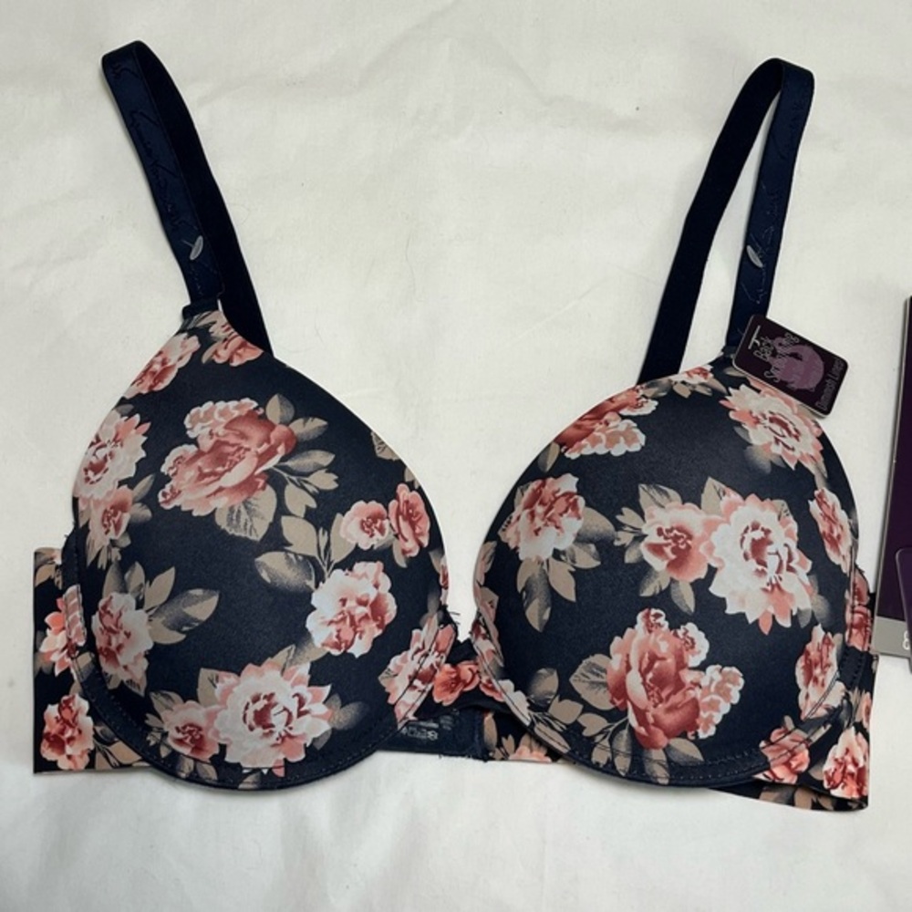 Gloria Vanderbilt‎ Floral Print Bra 36B